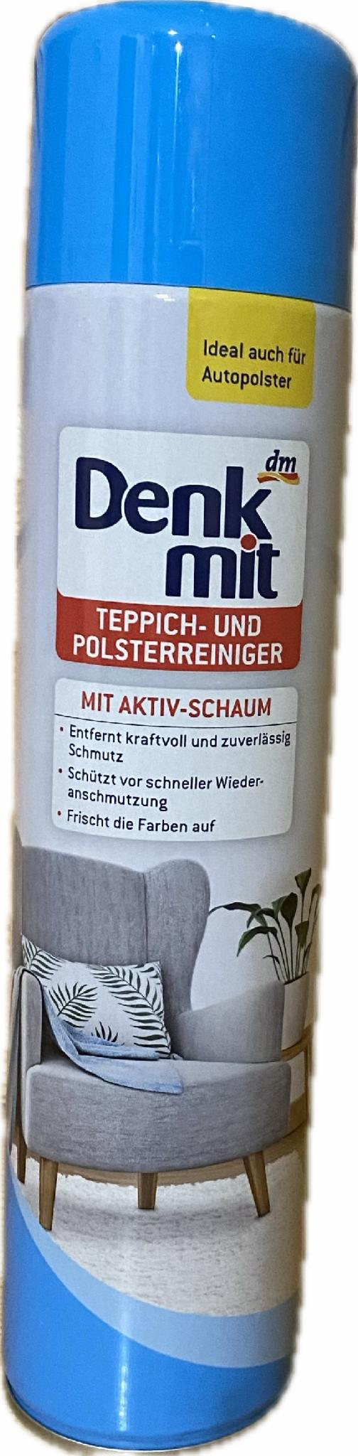 Засіб для чищення килимів та м'яких меблів Denkmit mit Aktiv - Schaum 600 мл