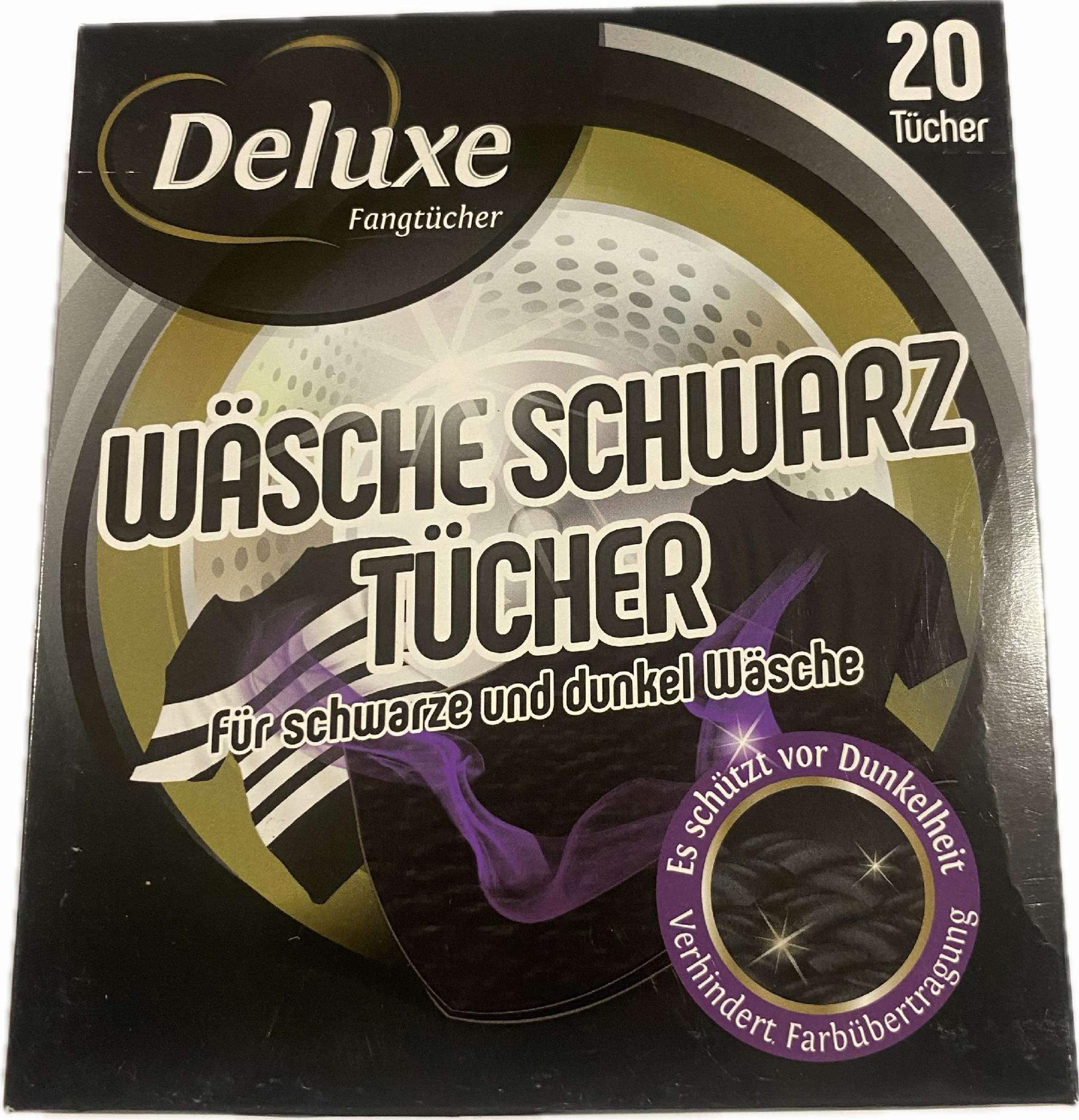 Серветки для чорних тканин Delux 20 шт