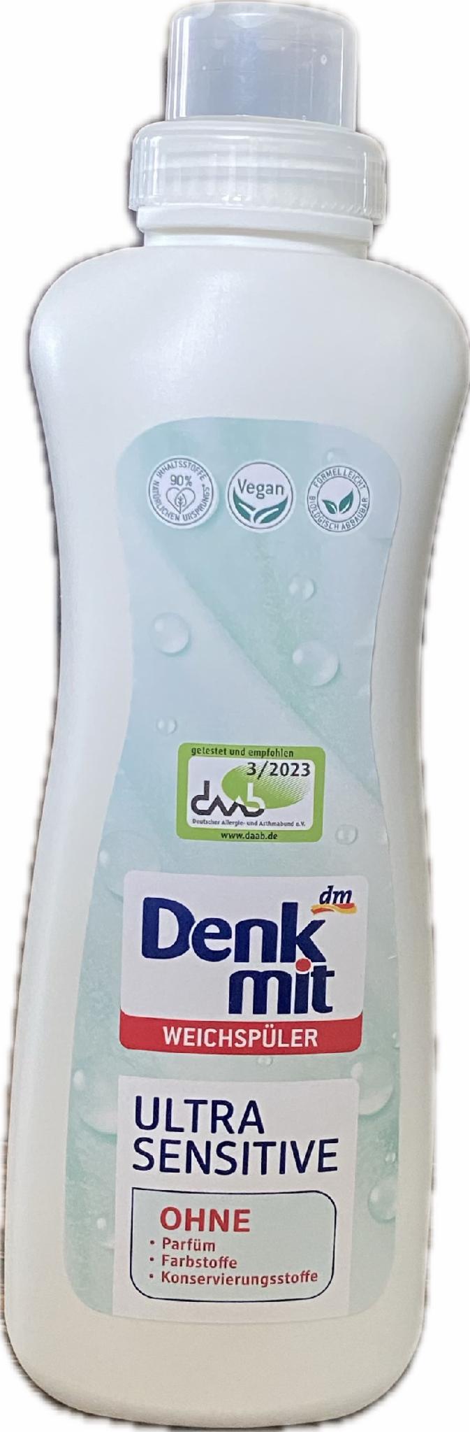 Безфосфатний дитячий ополіскувач DenkMit Ultra Sensitive 1 л