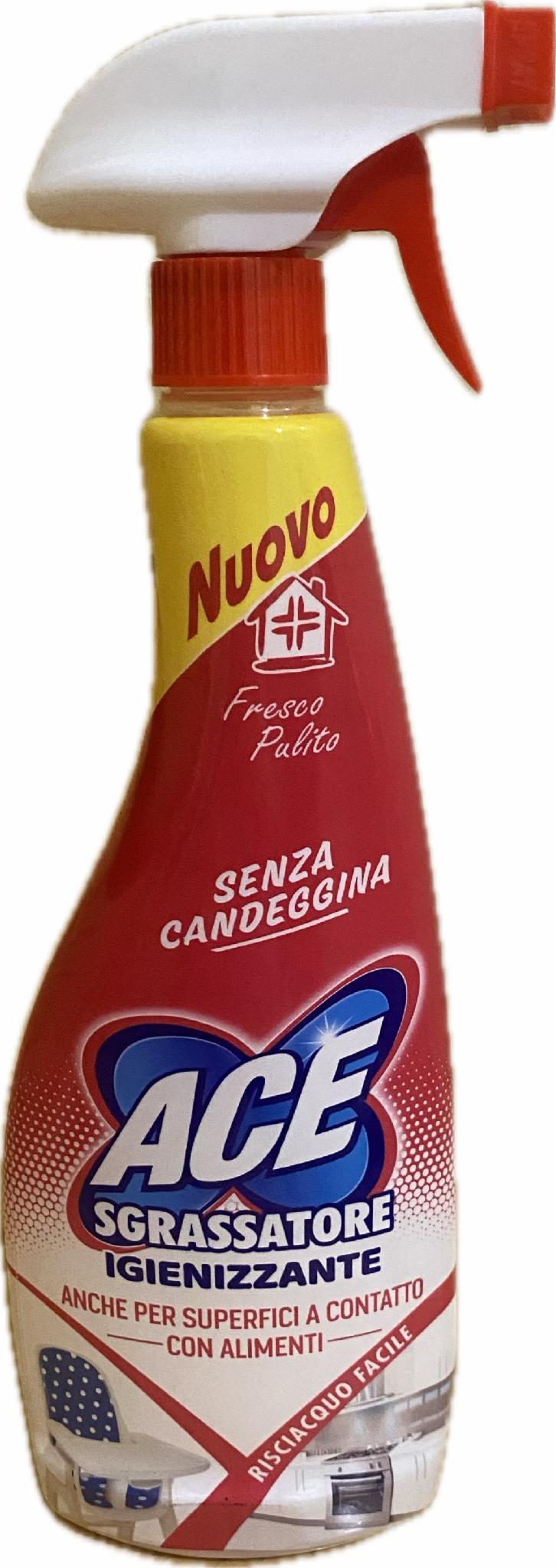 Універсальний засіб для чищення дезинфікуючий Ace Sgrassatore Igenizante 500мл