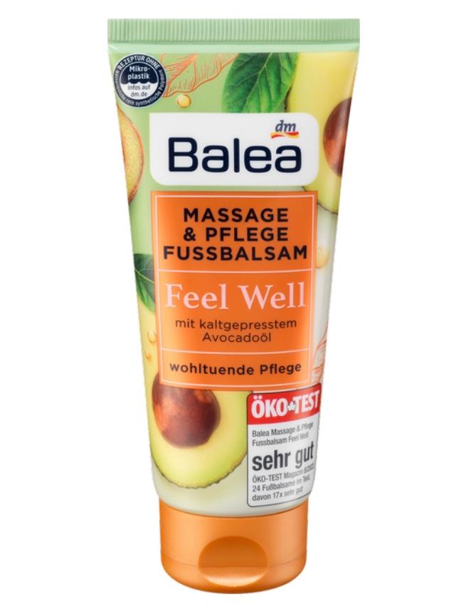 Крем-бальзам для ніг з авокадо Balea Feel Well Massage & Foot Care Balm 100 мл