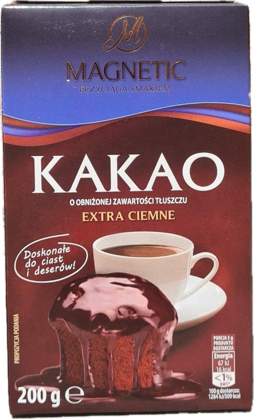 Какао-порошок темний без цукру Magnetic 200 г