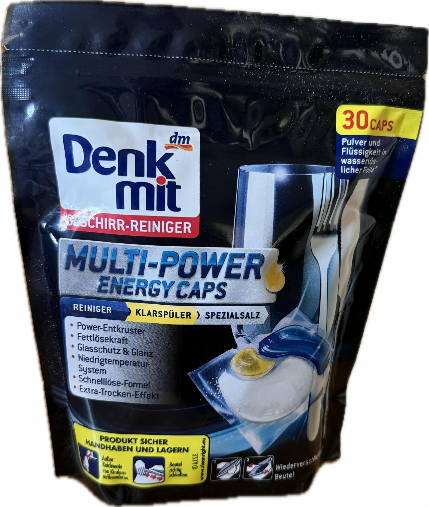 Капсули для посудомийки Denkmit Multi-Power Energy 30 шт