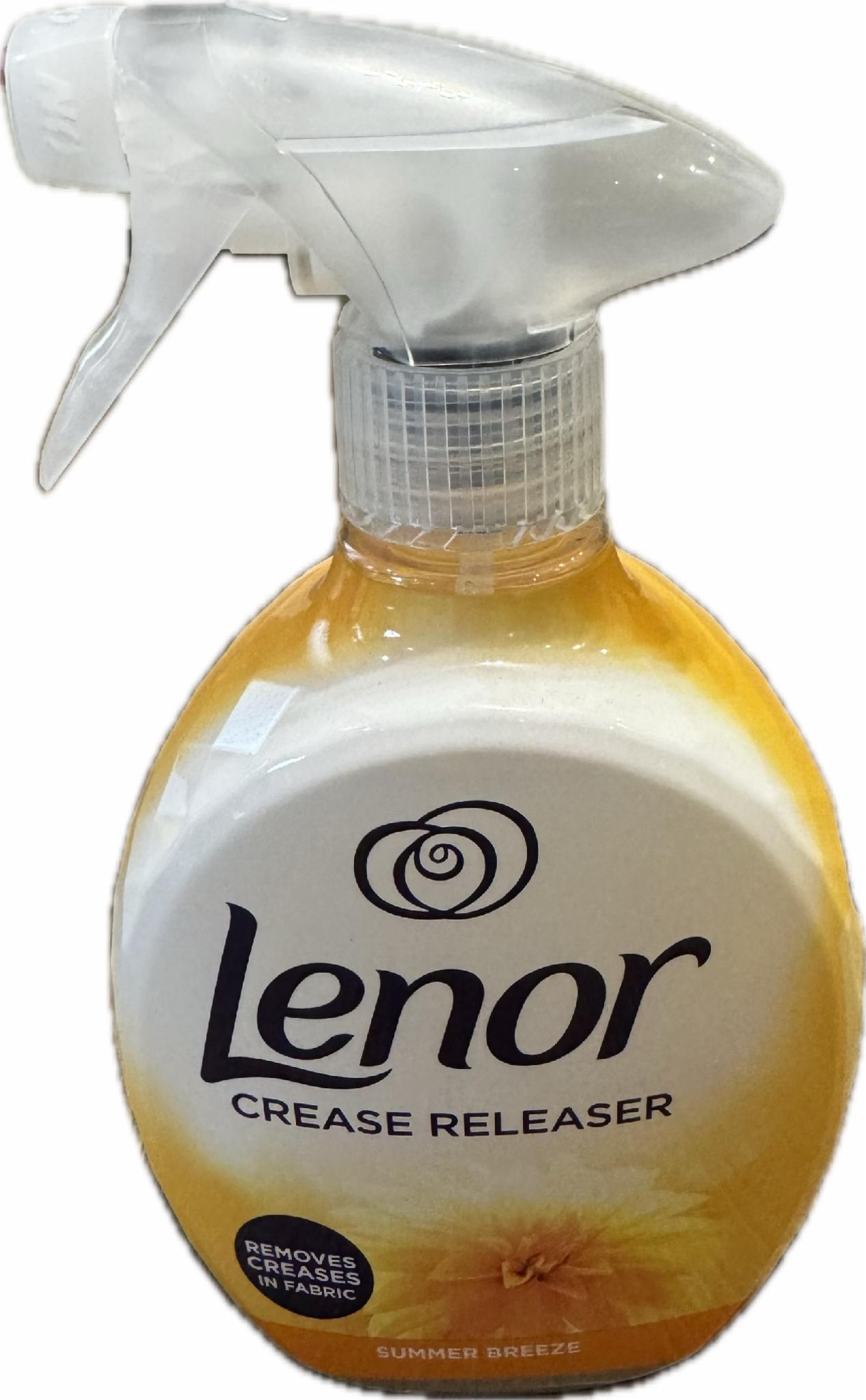 Спрей-кондиціонер для розгладження складок на одязі Lenor Crease Releaser Summer Breeze 500 мл.