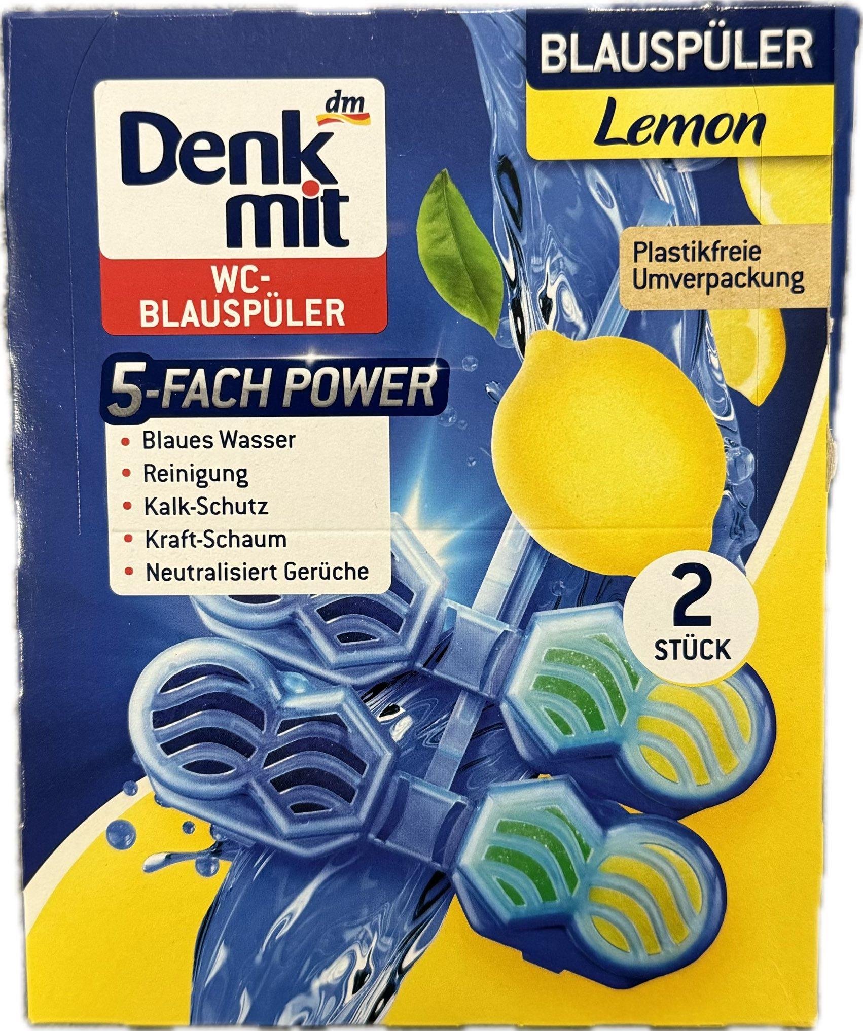 Denkmit туалетний блок унітазу Lemon 2 шт