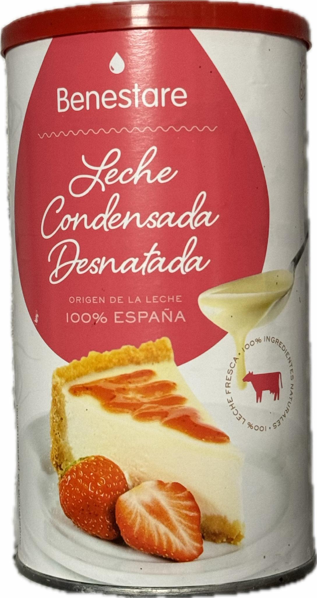 Згущене молоко Benestare Leche Condensada Desnatada 1035 гр