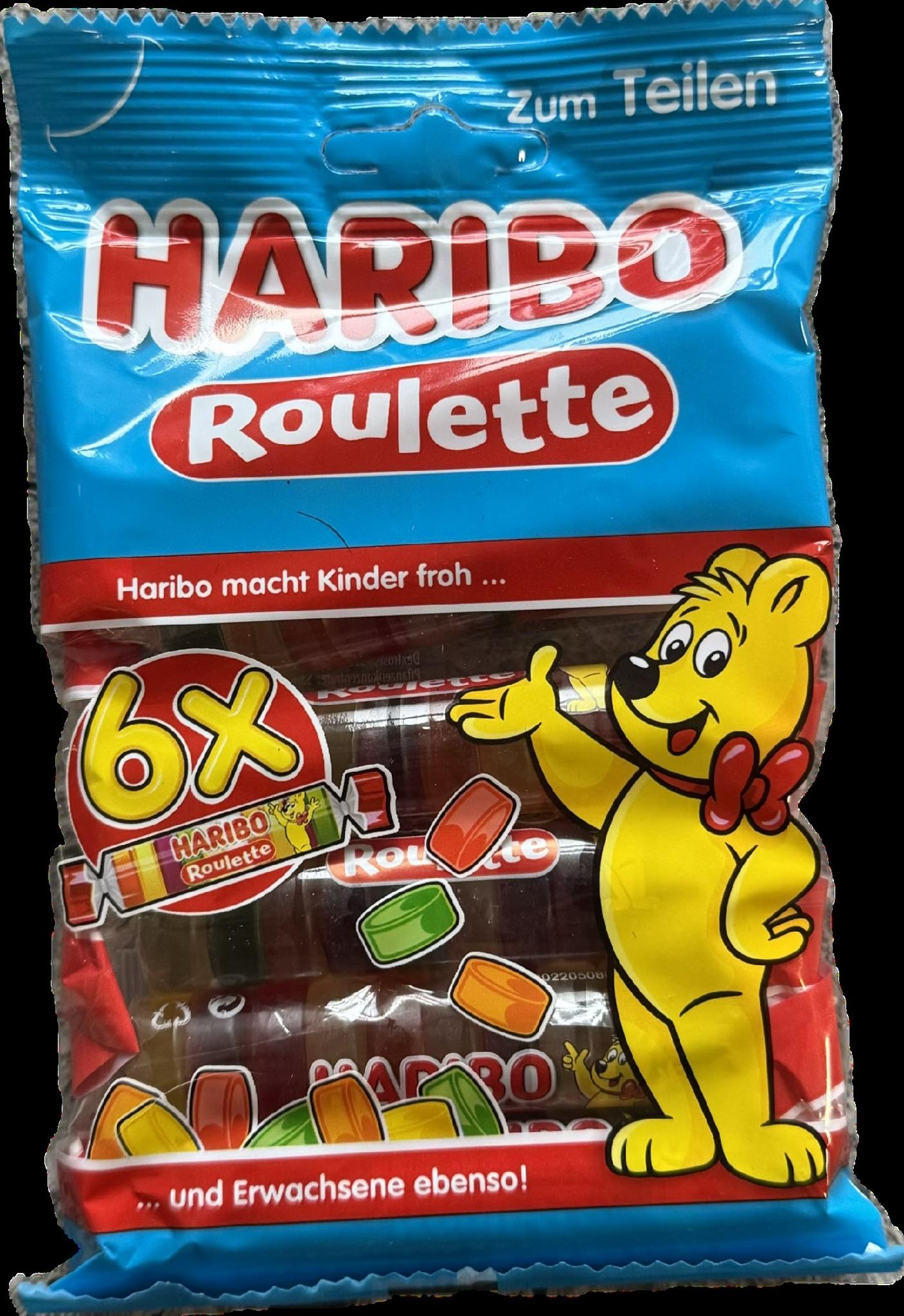Цукерки желейні Haribo Roulette 25 г 6шт