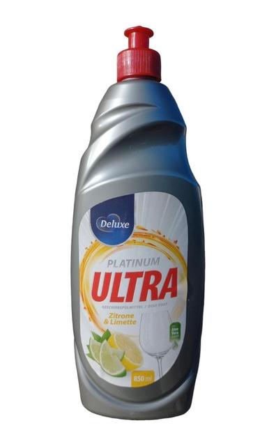 Засіб для миття посуду Deluxe Ultra Platinum Zitrone 850 мл