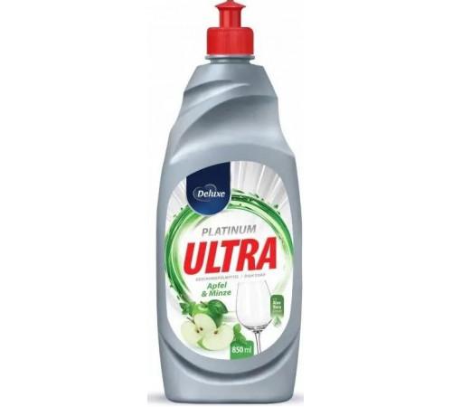 Засіб для миття посуду Deluxe Ultra Platinum Aplfel 850 мл