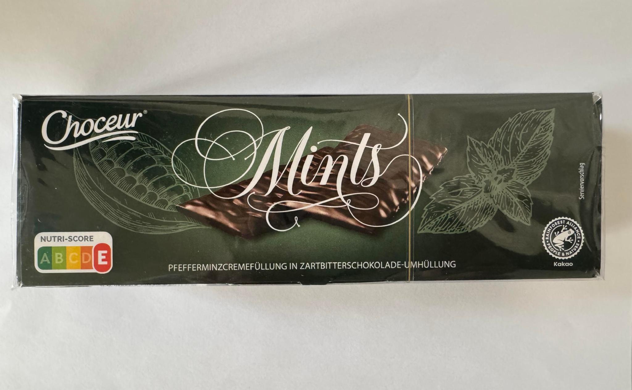 М'ятні цукерки в шоколаді Мінтс Mints Choceur 300г