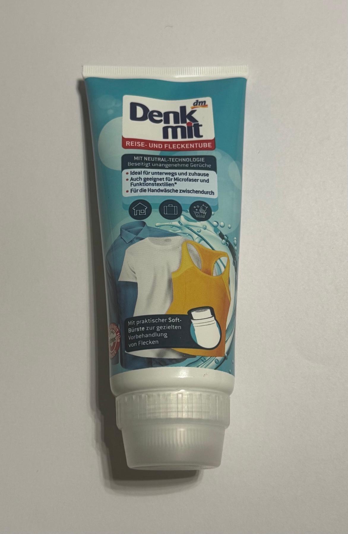 Універсальний засіб плямовивідник для прання в тубі Denkmit Reise und Fleckentube 200 мл
